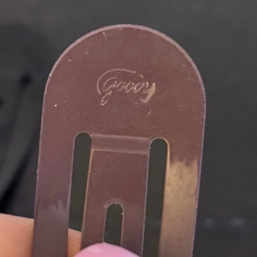 Vintage‎ | Goody Contour Snap Hair Clips | Set of 4 | 2 Black 2 Brown | Metal